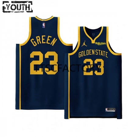 Golden State Warriors Draymond Green 23 Jordan 2022-23 Statement Edition Navy Lasten Pelipaidat Swingman